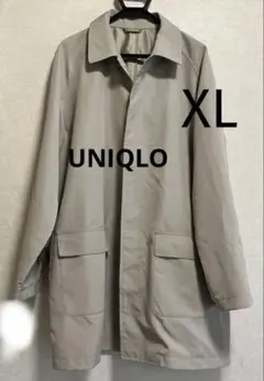 値下げ！極美品ユニクロUNIQLOベージュ大きいサイズ　ステンカラー裏地なし