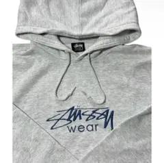 Stüssyステューシー グレー パーカー トレーナー シュプリーム M