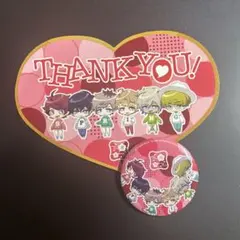 A3！春組　缶バッジ、メッセージカード