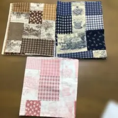 生地　　USAコットン　　カントリー　3枚ふ