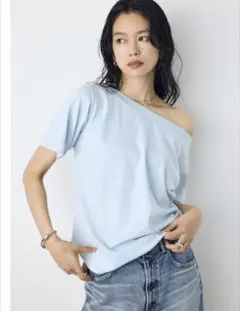 値下げ クールタッチワンショルダーカットトップスのサムネイル