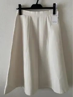 【新品】INDIVI ボリュームスカート ホワイト