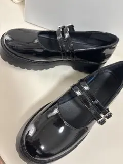 黒のマリージェーンシューズ ダブルストラップのサムネイル
