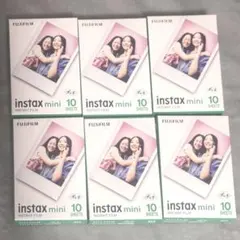 チェキフィルム FUJIFILM Instax mini 10枚 6個セット