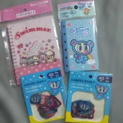 SWIMMERとAngel Blue/ シール帳 フレークシール セット