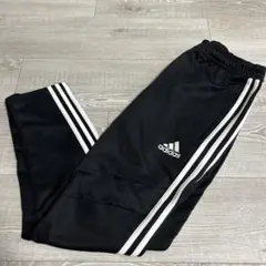 adidas ブラック ストライプ トレーニングパンツ