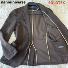 極美品　ナノユニバース　ダメリーノ　SOLOTEX フランネルジャケット　S