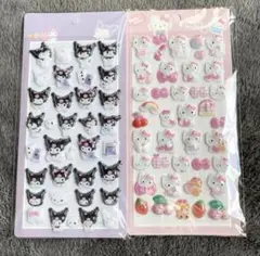 ぷくぷくシール サンリオ ハローキティ クロミちゃん シール