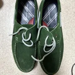 TOMMY HILFIGER グリーン モカシン 42
