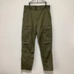 グローバルワーク　カーゴパンツ　オリーブグリーン
