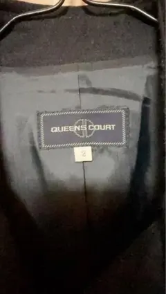 QUEEN'S COURT ブラック テーラードジャケット サイズ2