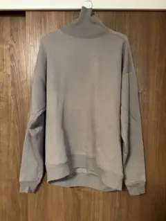 SENSE OF PLACE グレー ハイネックスウェット