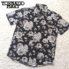 トルネードマート　半袖　花柄シャツ　アロハ サイズL