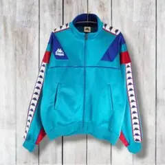 Kappa トラックジャケット ジャージ 水色 マルチカラー XO 5056
