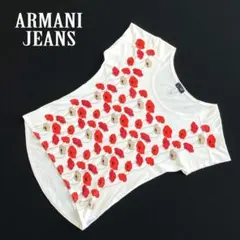 ARMANI JEANS アルマーニジーンズ 花柄 フラワープリント Tシャツのサムネイル