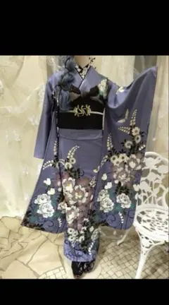 ❰専用レース半襟重ね衿、縮麺帯揚げ、摘み細工帯留め帯締め、袋帯、襦袢