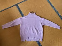 【ジーナシス 】クラッシュハイネックプルオーバーLS ニット