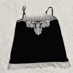 キャミソール　フリル　グランジ