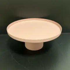 ナチュラルキッチン　アイアン　トレー　スタンド　ピンク