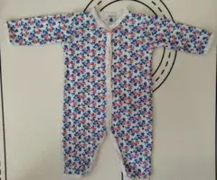 PETIT BATEAU プチバトー 花柄 ロンパース 12m 74cm