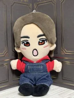 Aぇ！group 末澤誠也　紺色オーバーオール＋赤パーカー　はぴぬい　ちびぬい