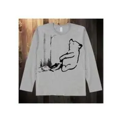 送料無料♪　新品未使用！　人気☆バンクシー泥棒プーさん捕獲Ｍ