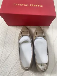 ORientalTRaffic スクエアバックルレインパンプス　23cm