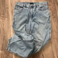 ユニクロ　UNIQLO ワイドストレートジーンズ　レディース