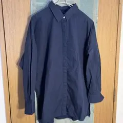 ネイビー 長袖シャツ グローバルワーク