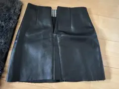 ★今だけセール レザースカート 膝上 お洒落 送料無料