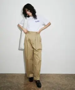 Adam et Rope’ 2タックチノパンツ