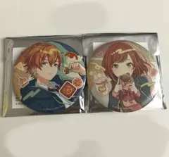 東雲彰人 東雲絵名 プロセカ バースデー 誕生日 グリッター缶バッジ