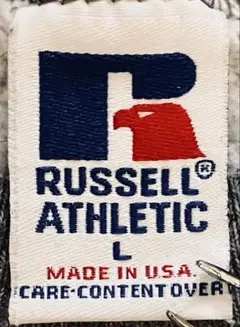 90sラッセルRUSSELLATHLETICカレッジ系スウェットUSA製Lグレー