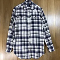 【極美品/オールド】ラルフローレン ネルシャツ ブロックチェック 美シルエットのサムネイル
