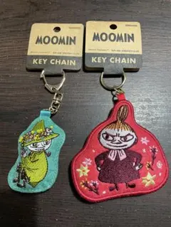 MOOMIN ムーミン ✳︎リトルミィ刺繍キーホルダー 2点セット新品のサムネイル
