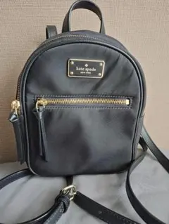 6042◯ kate spade リュック ブラック レディース - メルカリ
