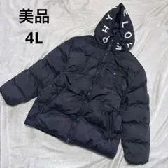 美品SPLENDID SATISFACTION ブラック ダウンジャケット 4L