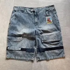 W36 ジルボー M+FG デニム シャトルパンツ ショートパンツ レア - メルカリ