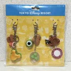 ディズニー パークフード キーホルダー マスコット ミニチュア フィギュア