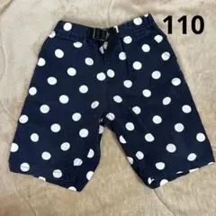 グローバルワーク 水玉　紺色　半ズボン　110