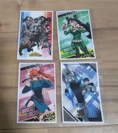 僕のヒーローアカデミア　シール　集合、蛙吹梅雨、飯田天哉、拳藤一佳