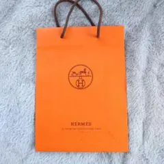 HERMES オレンジショッパ―紙袋29cm✕21cm