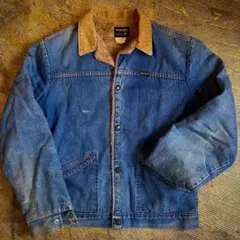 Wrangler ラングラー ボア デニムジャケット USA製 80s 42