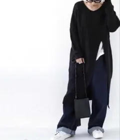 アンティカantiqua ニットワンピース