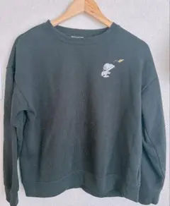 PEANUTS スヌーピー　トレーナー　Mサイズ　ブラック