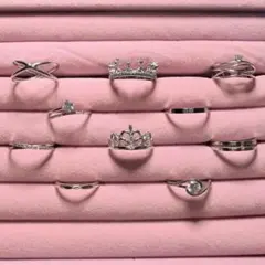 指輪　リング　シルバー系　10点セット