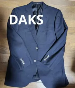新品 DAKS ブラック テーラードジャケット カシミヤ undo-rowa_kl00669