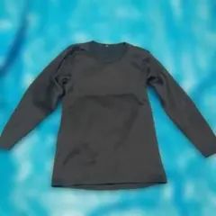 Mサイズ　裏起毛　長袖　黒　男性