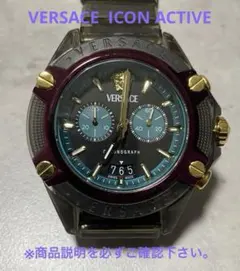 【稼働品】VERSACE アイコンアクティブ クロノグラフ メンズ腕時計のサムネイル