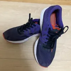 mizuno ランニングシューズ　ミズノWAVE SONIC23.5cmパープル